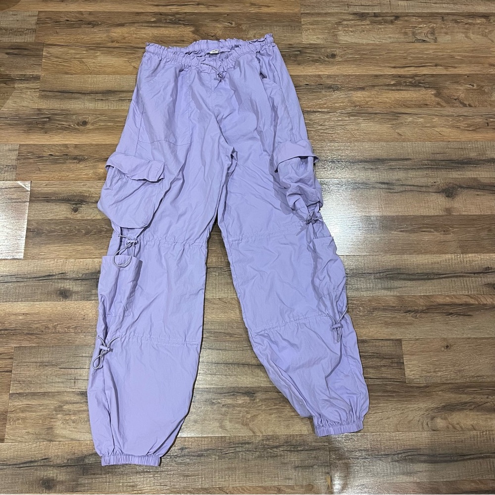 Purple Cargo Pants